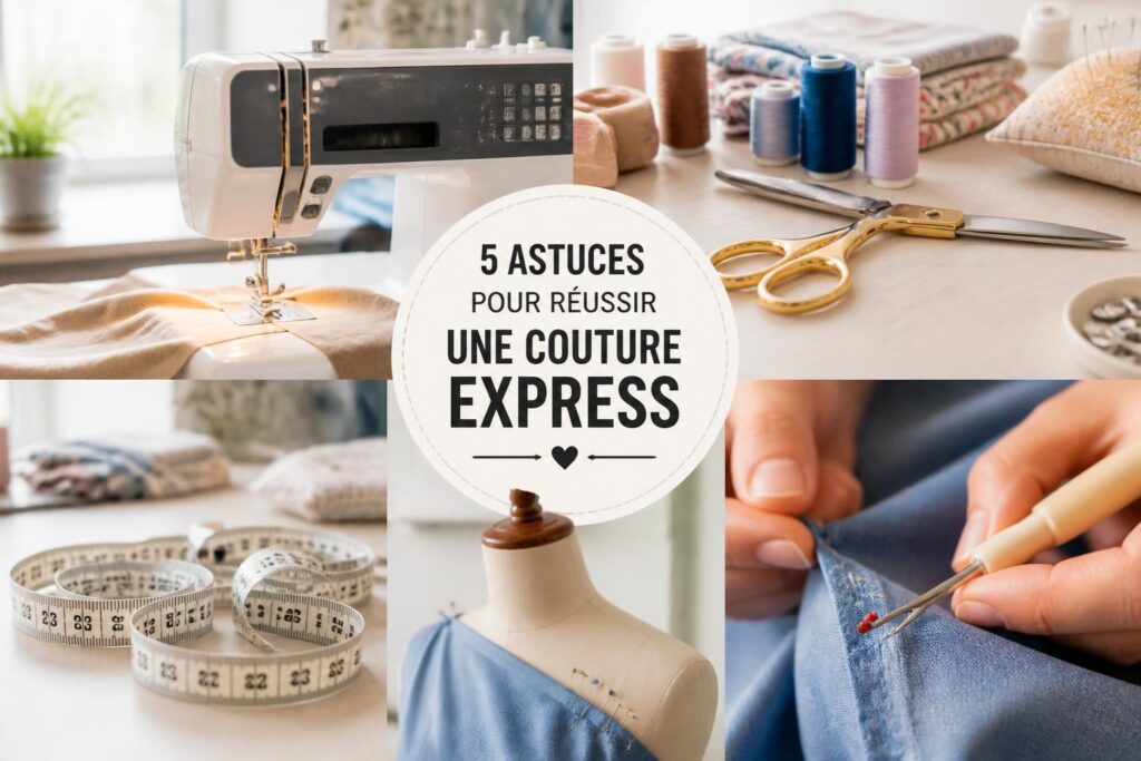 découvrez cinq astuces efficaces pour réussir votre couture express rapidement et facilement, même si vous êtes débutant.