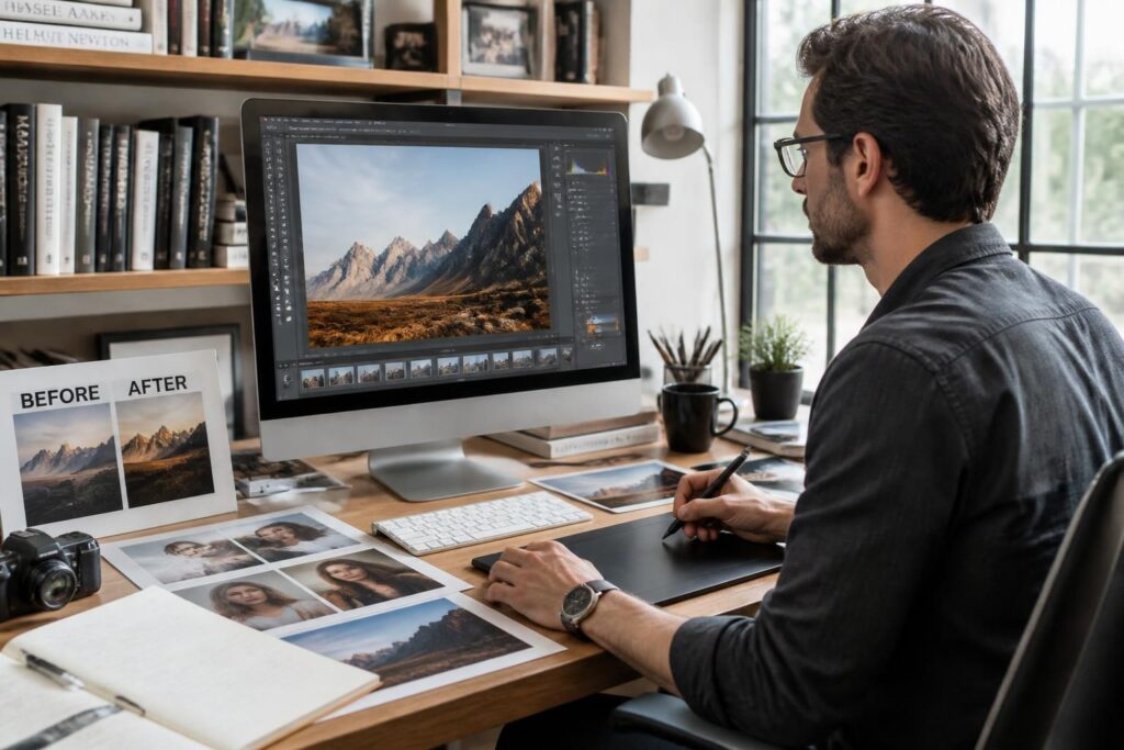 apprenez à choisir un service de retouche photo professionnel adapté à vos besoins grâce à nos conseils experts et astuces pour un rendu impeccable.
