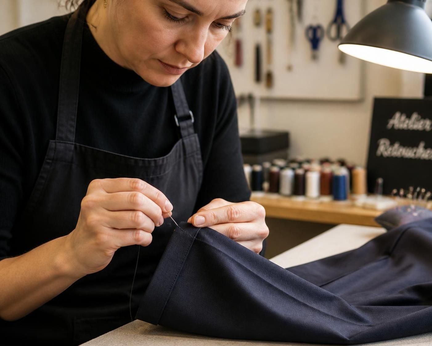 apprenez à coudre un ourlet de pantalon à la main facilement grâce à nos conseils simples et rapides, adaptés à tous les niveaux de couture.