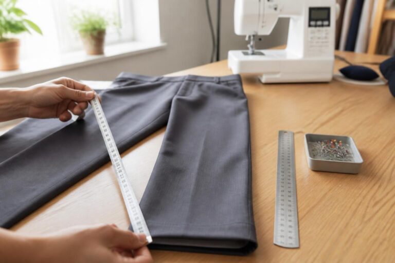 apprenez à réaliser un ourlet de pantalon parfaitement ajusté grâce à nos conseils pratiques et étapes simples pour un fini professionnel.