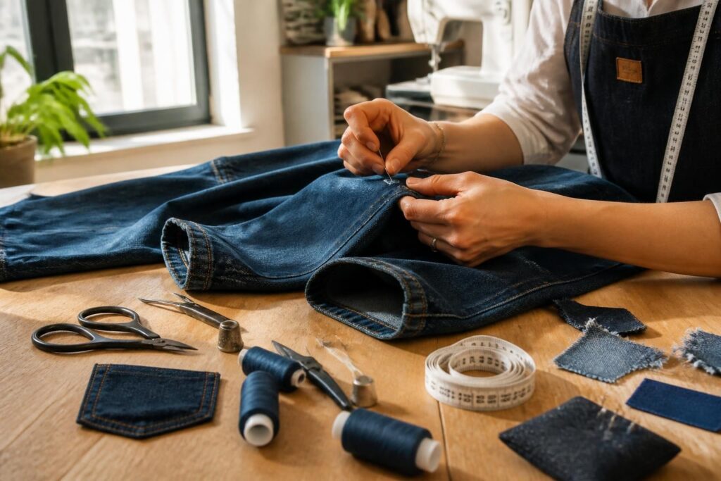 découvrez nos astuces pour réussir vos retouches de jean et obtenir un style parfait, personnalisé et tendance. conseils pratiques et techniques faciles à suivre.