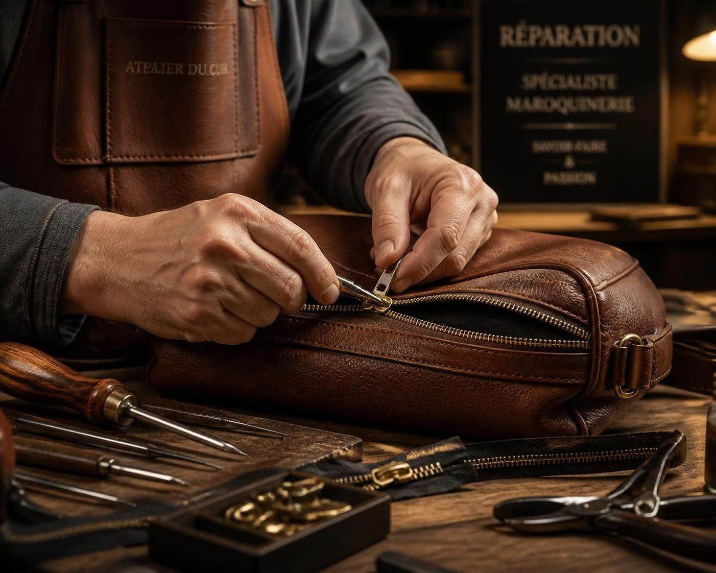 découvrez le prix moyen pour changer la fermeture éclair d'un sac en 2026, ainsi que les facteurs qui influencent le coût de cette réparation essentielle.