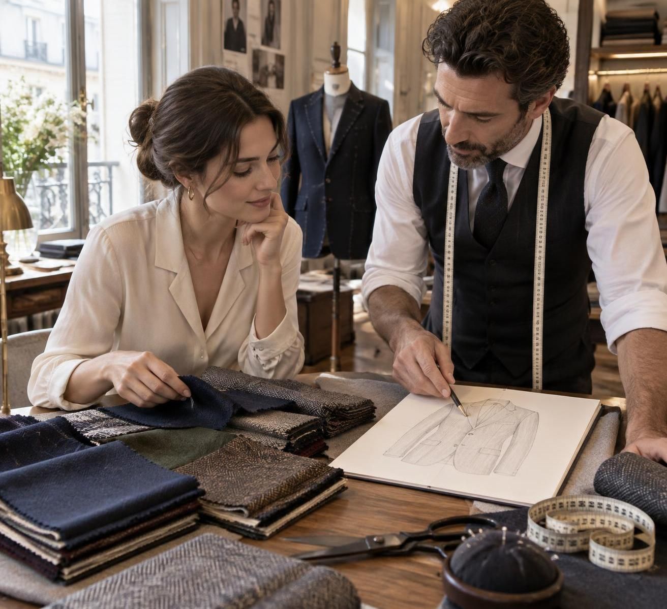découvrez comment choisir un couturier pour des vêtements sur mesure : vérifiez son savoir-faire, ses réalisations, ses avis et la qualité de ses conseils.