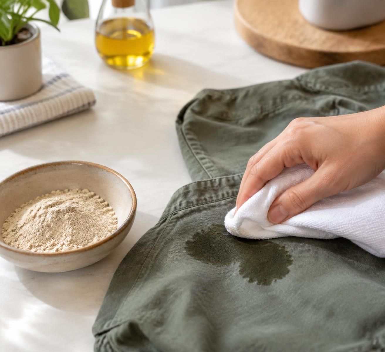découvrez comment enlever une tache de graisse sur un vêtement sans l’abîmer, avec des astuces simples adaptées à chaque tissu.