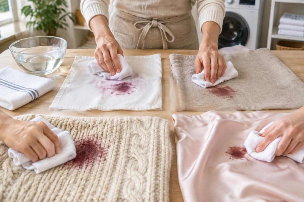 découvrez comment enlever une tache de vin rouge sur différents tissus grâce à des astuces simples, adaptées à chaque matière.