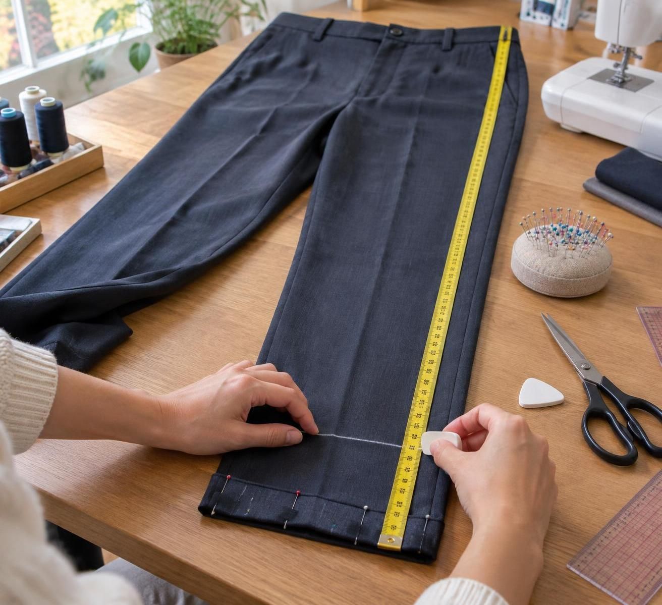 découvrez comment faire un ourlet de pantalon facilement et proprement, avec des étapes simples pour obtenir une finition nette, avec ou sans machine à coudre.