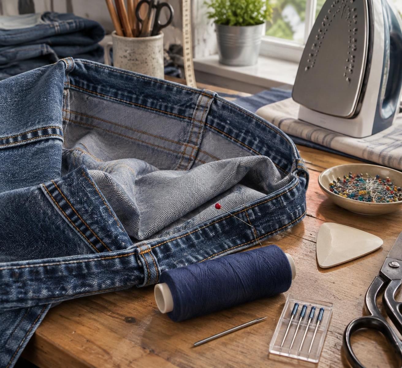 découvrez comment réaliser un ourlet de jean propre et durable, avec des étapes simples pour un résultat net qui résiste au temps.