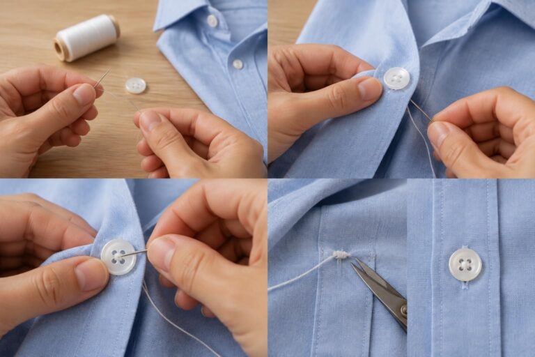 apprenez à recoudre un bouton solidement grâce à des étapes simples, aux bons gestes et à des conseils pour une fixation durable.